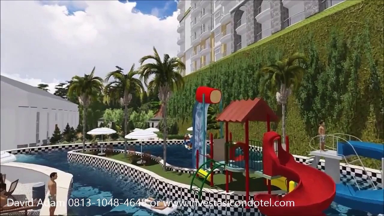 Indonesian Condotel at bandung city review animation