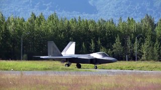 U.S. F-22s & RAAF C-130s At Red Flag Alaska - 2014