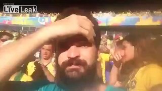 Brazilian guy farts near of Neymar's Girlfriend during Brazil game