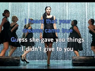 (Glee) The Troubletones - Rumor Has It/Someone Like You (Karaoke)