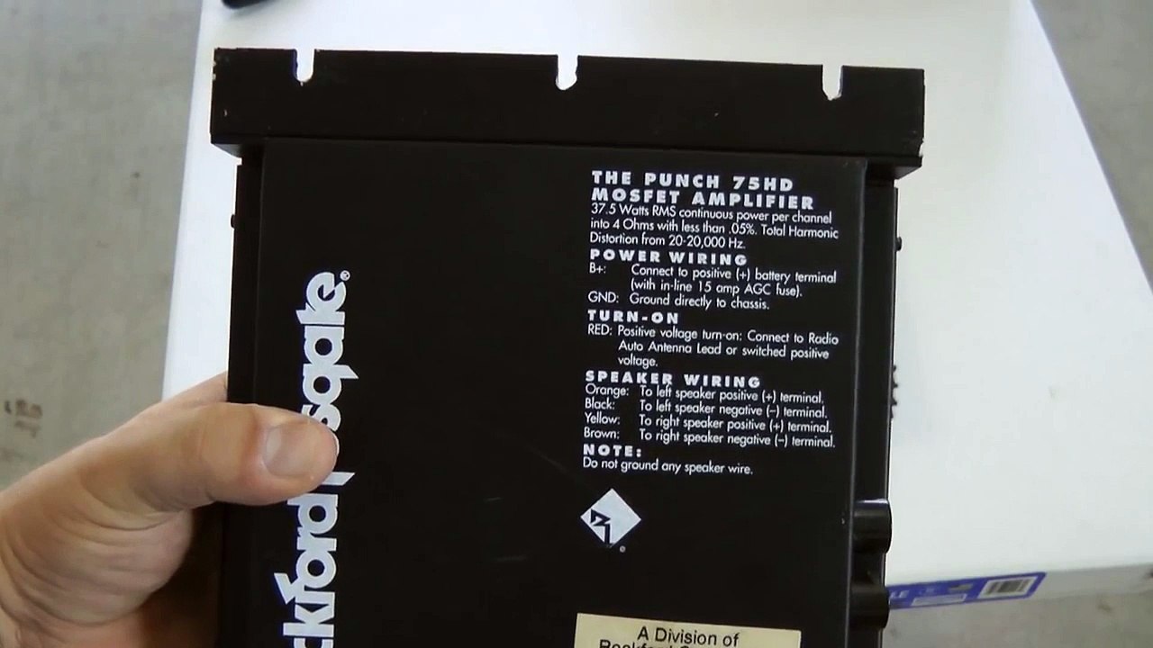 Rockford Fosgate Punch 75HD and Punch 150HD - Old School Overview