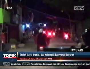 Lagi, Dua Kelompok Pemuda di Makassar Terlibat Tawuran