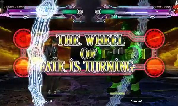 BlazBlue Continuum Shift Extend Hazama vs Tager