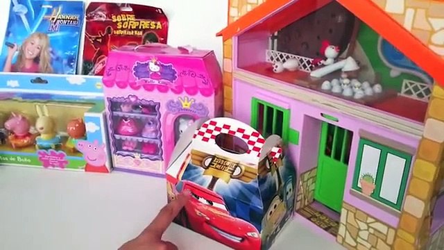 Juguetes de esta semana Peppa pig, Hello Kitty, Rayo Macqueen, Pitufos