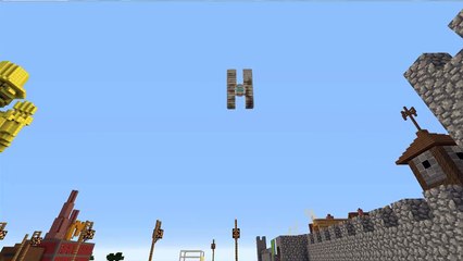 Minecraft Borderlands 2 Hyperion Helios Station (Moonbase)