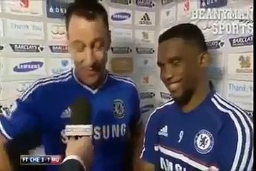 John Terry and Samuel Eto'o Post match interview