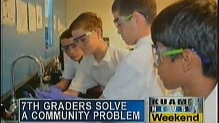 7th graders solve community problem