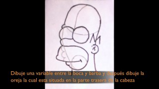 Como Dibujar a Homero Simpson - How to Draw Homer Simpson (HD) (English Subtitled)