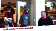 Permis retiré pour Balotelli !