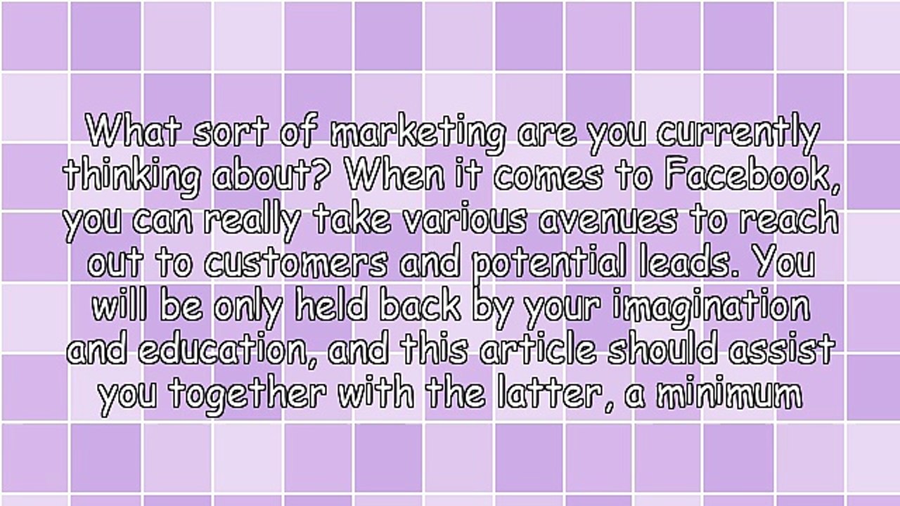 Facebook Marketing Secrets Directly From The Experts