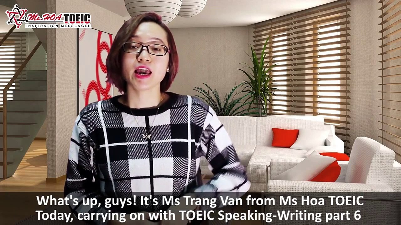 TOEIC Speaking Part 6 | Express an Opinion Sample test - Part 2 | Ms Hoa TOEIC | LEC Channel