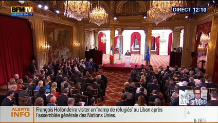 François Hollande évoque Ségolène Royal, la "candidate courageuse" de 2007
