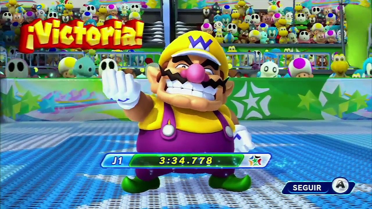 Mario and Sonic at the Sochi 2014 Olympic Winter Games - Legends Showdown Gameplay Event 6