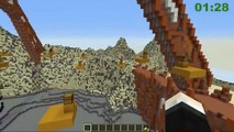 The Diamond Minecart Minecraft //Dantdm :  TRAYAURUS  TRAMPOLINE CHALLENGE   Minecraft Mod Minigame
