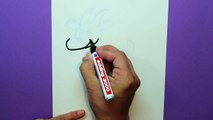 Cómo dibujar una cabra - How to draw a goat (dibujos infantiles - Super fácil)