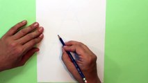 Cómo dibujar un árbol de navidad - How to draw Christmas Tree
