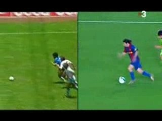 Comparatif Maradona - Messi