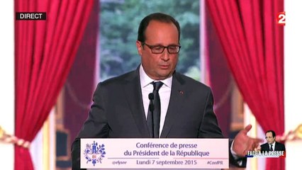 François Hollande s'exprime sur la redevance télé
