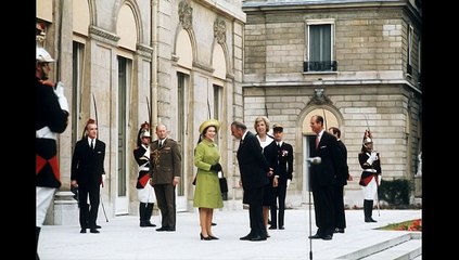Quand Elizabeth II rencontre les Pompidou