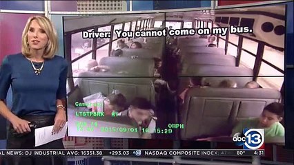 KIDS SAY BUS DRIVER IS A HERO