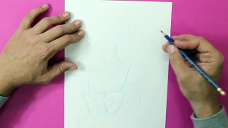 Cómo dibujar a Rainbow Dash (My Little Pony) - How to draw Rainbow Dash