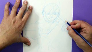 Cómo dibujar a Hiro (Big Hero 6) con armadura - How to draw Hiro Hamada