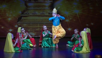 Indian group  "Champa" - Krishna dance (children dance)