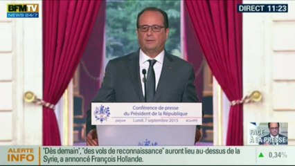 Migrants, Syrie, Impôts: la conférence de presse de Hollande