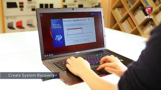 How to install SSD and recover the pre-installed system to SSD on MSI Notebooks.