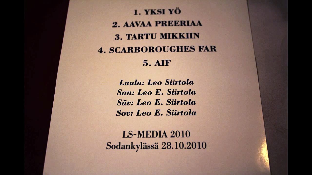 Leo Siirtola - AIF