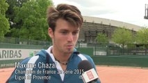 2e série messieurs : Maxime Chazal à la Une