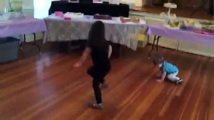 Kids dancing at party