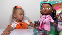 ✔ McStuffins  Unboxing a new Doll Yaroslava - Кукла Доктор Плюшева - подруга Ярослава Серия 53