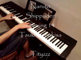 Naruto Shippuden Opening 14 - Tsuki No Ookisa - Piano