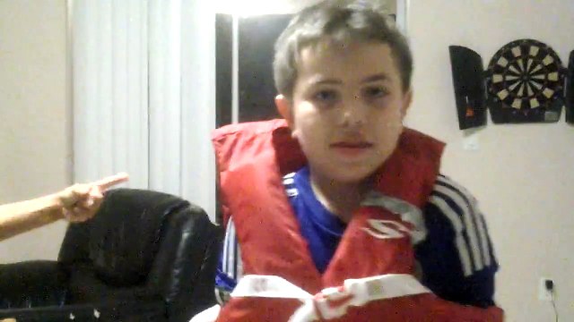 Eating chips with hands tied up challenge