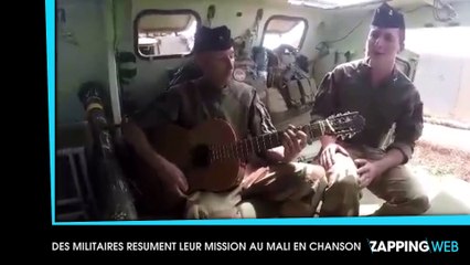 Ces deux militaires résument leur mission au Mali en chanson