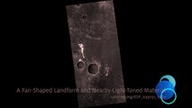Mars Science: A Fan-Shaped Landform and Nearby Light-Toned Material [HD]
