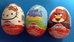 kinder surprise peppa pig hello kity angry birds toys disney toys peppa pig