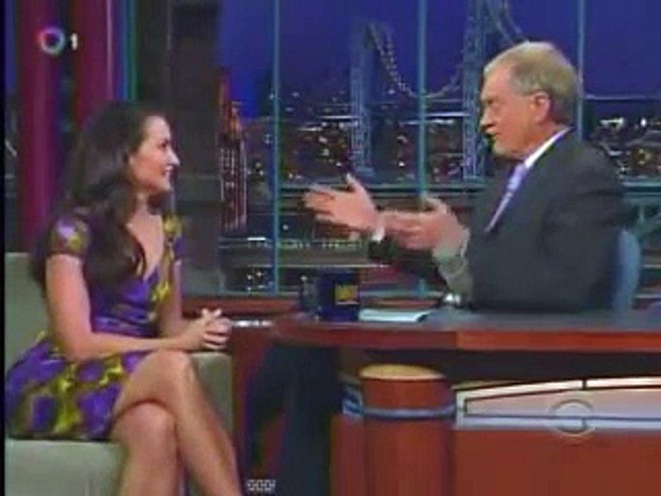 Sex & the City Kristin Davis - 5-21-08 - on Letterman part 1