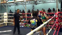 Rozi Komlós VS Justine Chokchai Muay Thai Bangla Boxing Stadium, 30th Jan 2015
