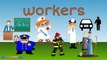 Workers Jobs Occupations Vocabulary Spelling Song Chant for Kids