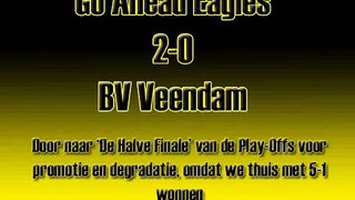 Go Ahead Eagles - BV Veendam; Aankomst in Veendam
