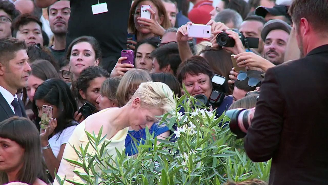 Hollywood-Glamour: Tilda Swinton und Ralph Fiennes in Venedig