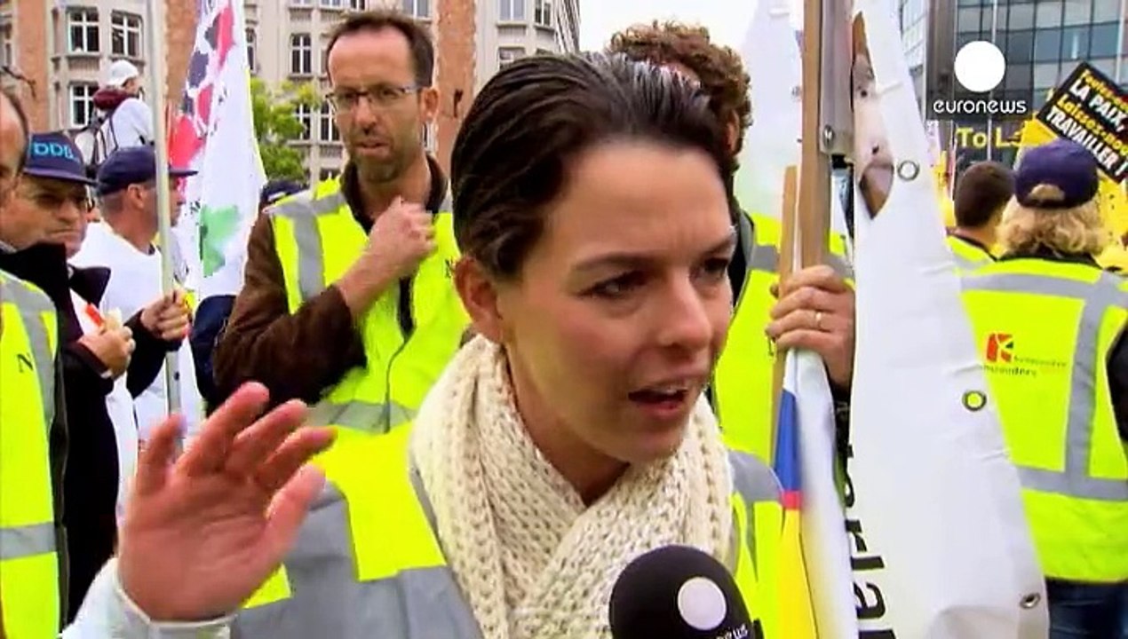 Tausende Landwirte protestieren in Brüssel