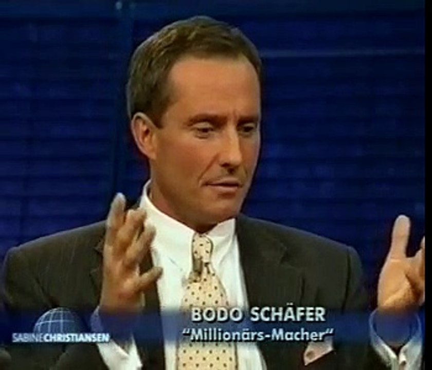 Bodo Schäfer zu Gast bei Sabine Christiansen