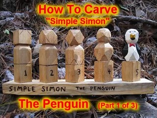 How To Carve "Simple Simon" The Penguin- Part 1 (of 3)