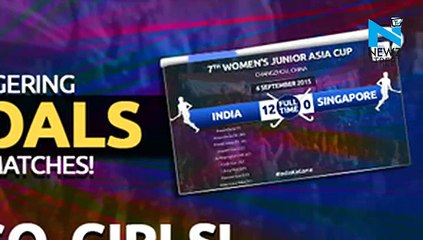 Indian Women’s Junior Hockey team on “Chak De” mode