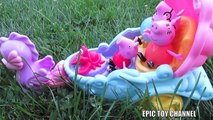 PEPPA PIG Parody Video Family Holiday with JAKE and the NEVER LAND PIRATES Video by EpicToyChannel
