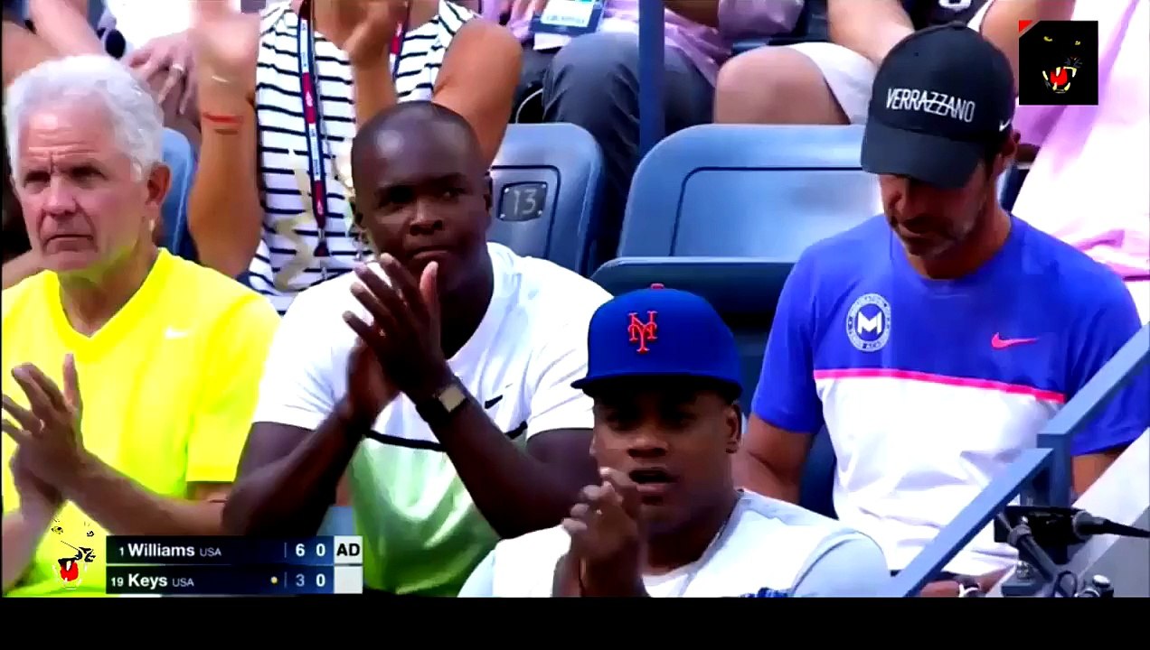 Serena Williams vs Madison keys US Open R4 Highlights