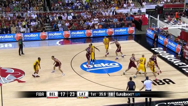 Belgium v Latvia - Group D - Game Highlights - EuroBasket 2015